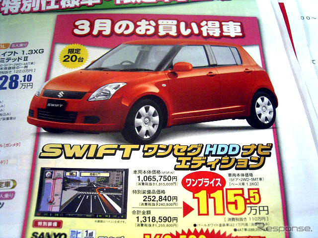 【新車値引き情報】新生活応援…コンパクトカー、おまけ付き