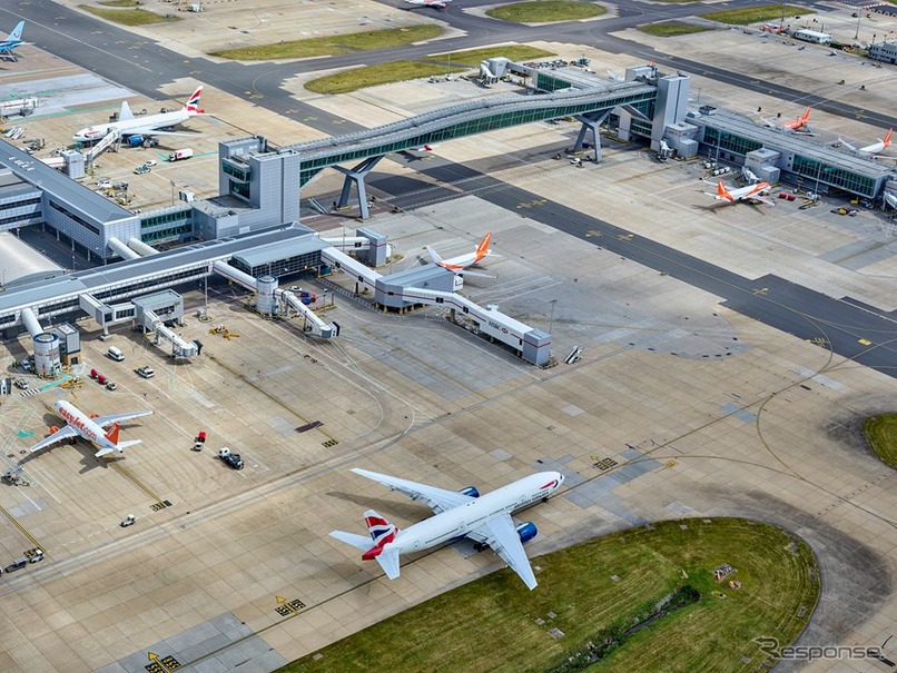 英ガトウィック空港旅客数、直近1年間は4200万人
