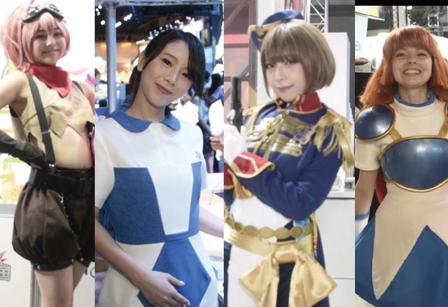 【TGS2016】ビジネスデイ コンパニオン＆コスプレイヤー40人を動画で一挙お届け