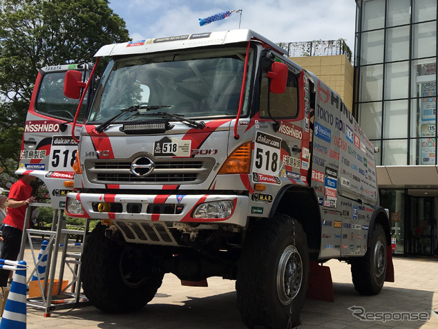 日野レンジャー ダカールラリー参戦車