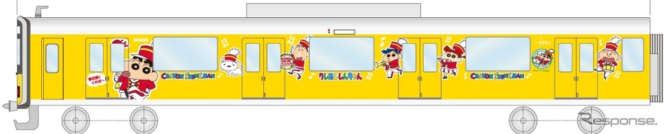 東武鉄道など クレヨンしんちゃん 25周年でラッピング 11月3日から レスポンス response jp