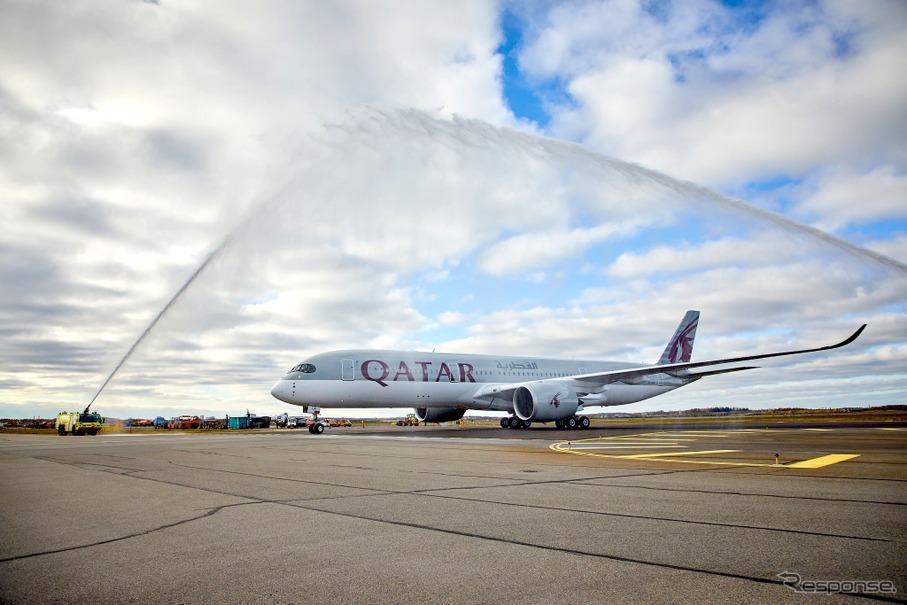 カタール航空、ドーハ＝ヘルシンキ線を新規開設（ヘルシンキ空港）　source: Qatar Airways