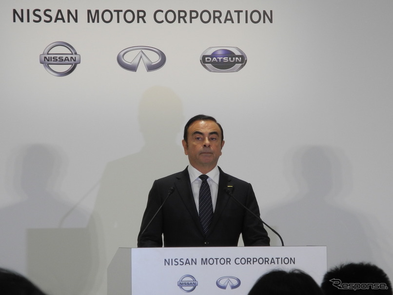 日産自動車のカルロス・ゴーン社長