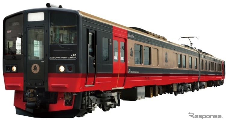 磐越西線で運行されている『フルーティアふくしま』。12月11日は常磐線で運行される。