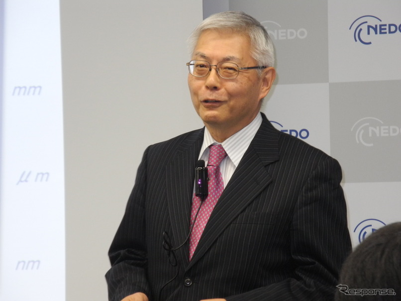 新エネルギー・産業技術総合開発機構（NEDO）の古川一夫理事長