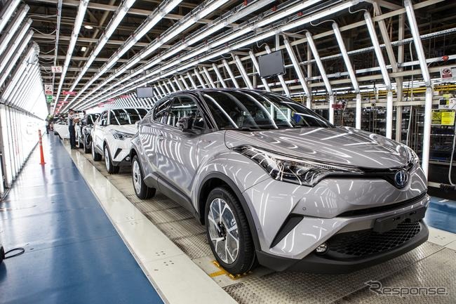 トルコ工場で生産が開始されたトヨタ C-HR