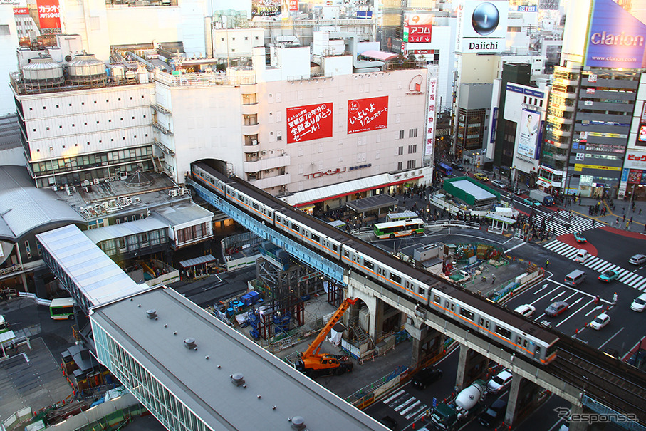 2013年1月の渋谷