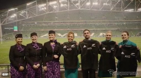 アイルランドの航空会社、ラグビー代表戦の敗戦めぐる罰ゲームを実行