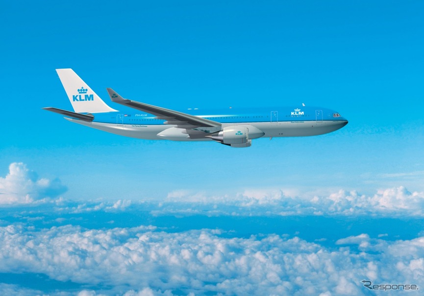 KLMオランダ航空のエアバスA330　source: KLM