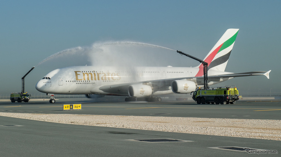 エミレーツ航空、ドバイ＝ドーハ線に超大型機A380を投入