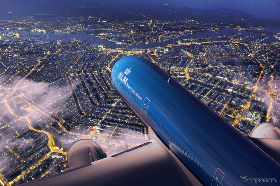 KLMオランダ航空のボーイング787-900　source: KLM