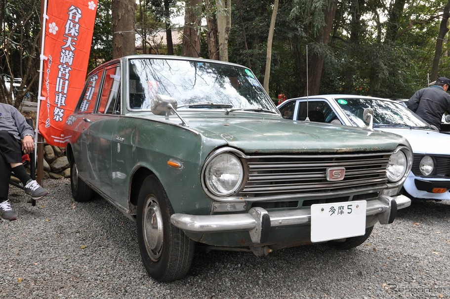 谷保天満宮旧車祭16 サニー1000 や スカイライン1500 など 地味ながら隠れた名車 レスポンス Response Jp 谷保天満宮旧車祭16 サニー1000 や スカイライン1500 など 地味ながら隠れた名車 レスポンス Response Jp