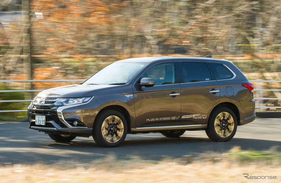 三菱 アウトランダーphev 試乗 コーナリングも得意 見た目以上に軽快に走る 津々見友彦 レスポンス Response Jp 三菱 アウトランダーphev 試乗 コーナリングも得意 見た目以上に軽快に走る 津々見友彦 レスポンス Response Jp