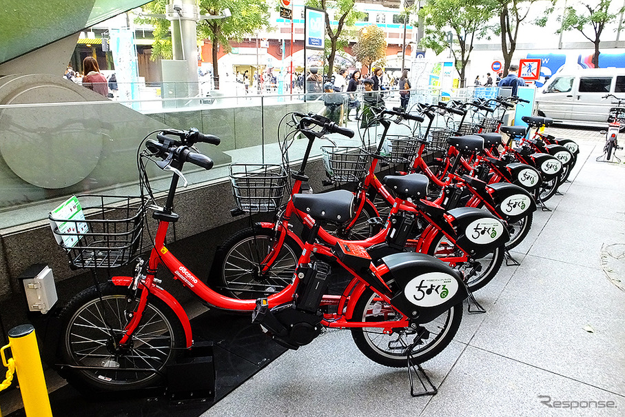 ドコモ・バイクシェア（東京丸の内の「ちよくる」）　