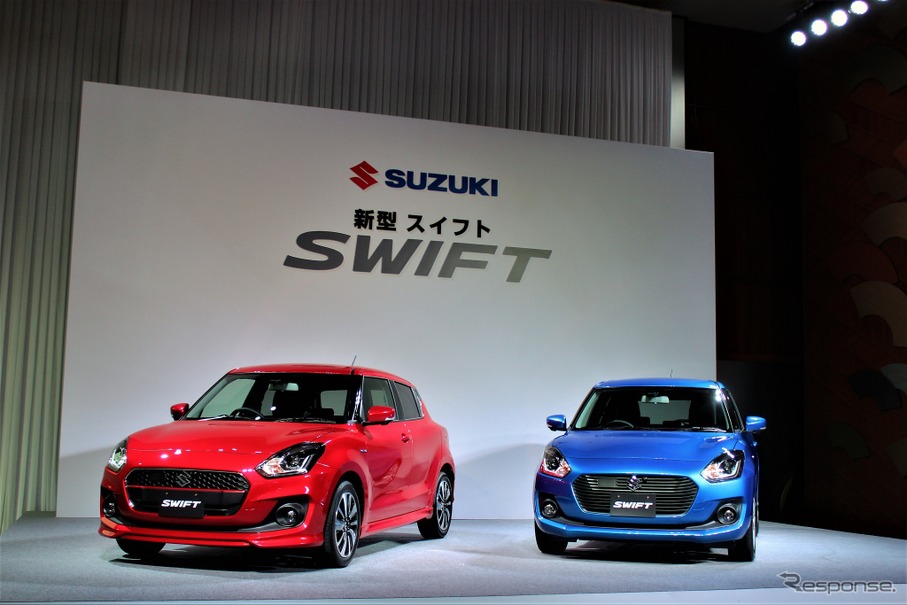 スズキ スイフト 新型 鮮やかさと深みを意識したカラー エッジと丸み レスポンス Response Jp スズキ スイフト 新型 鮮やかさと深みを意識したカラー エッジと丸み レスポンス Response Jp