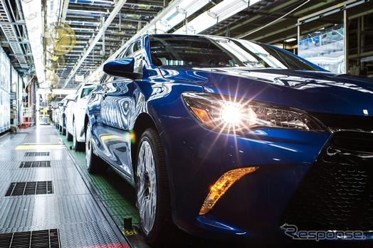 トヨタのケンタッキー工場で生産されているカムリ