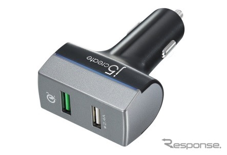 31.5WQC3.0USB 2-Port Car　Charger「JUPV20」