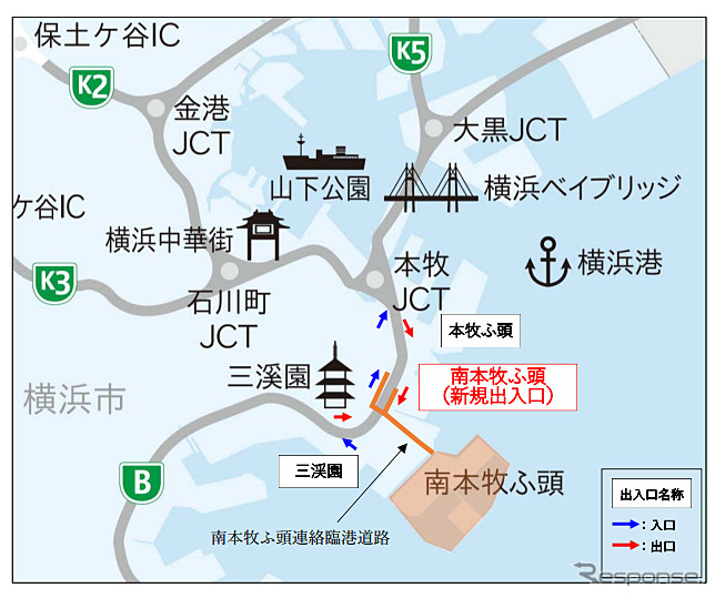 南本牧ふ頭連絡臨港道路