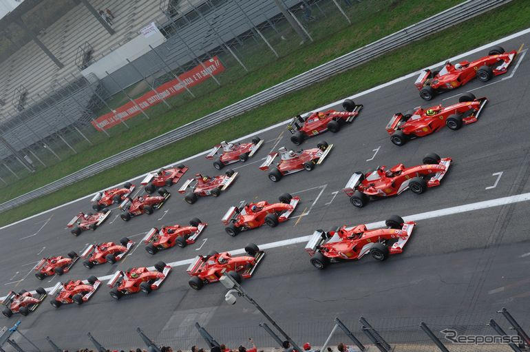 フェラーリ最大のパレード…ギネスに挑戦