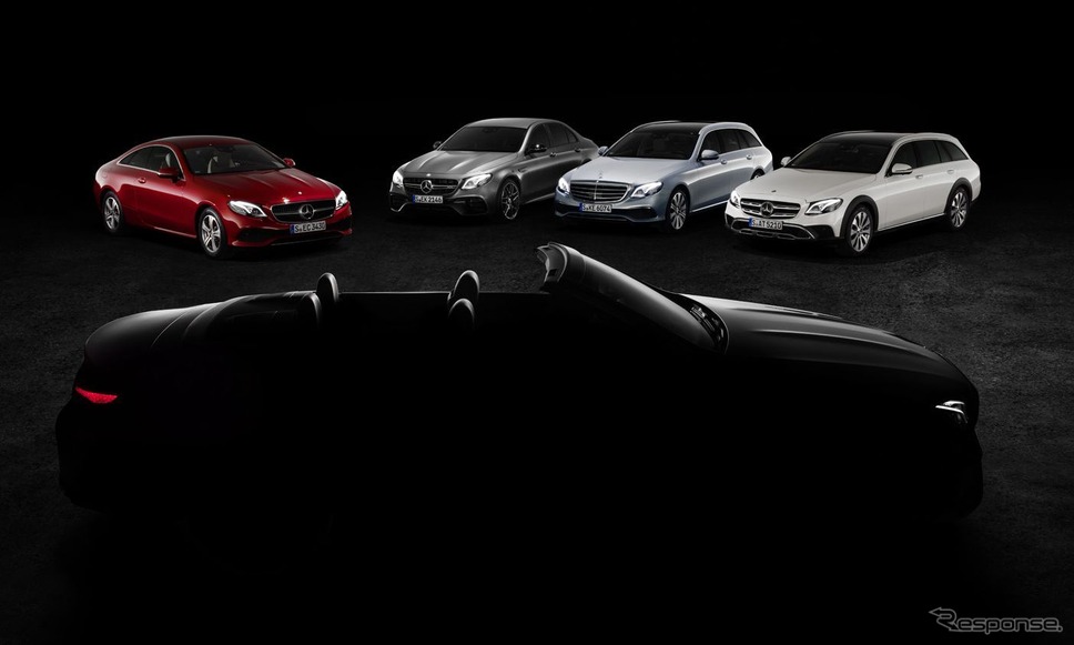 新型メルセデス Eクラス カブリオレ と新型Eクラスファミリー