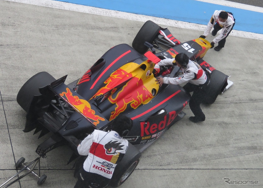 #15 ガスリーは初日2番手タイムをマーク（ホンダ勢トップ）。