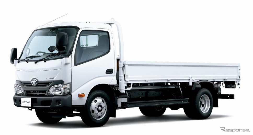 トヨタ ダイナ カーゴ 標準キャブ・ロングデッキ・高床・3t積・ディーゼル車・2WD（ホワイト）