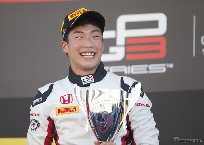 GP3初優勝を飾った福住仁嶺。