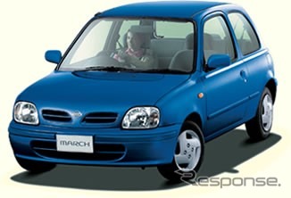 日産は2002年に『マーチ』など新型5車種を発売