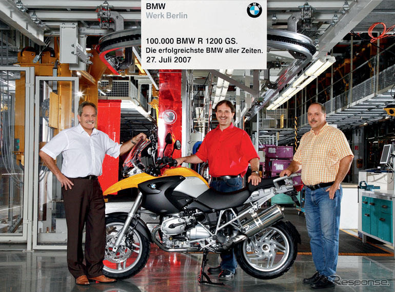 BMW R1200 シリーズの累計生産台数が10万台