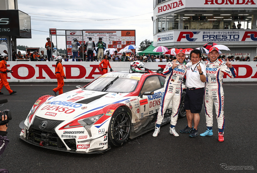 優勝したのは#1 LC500のコバライネン&平手。