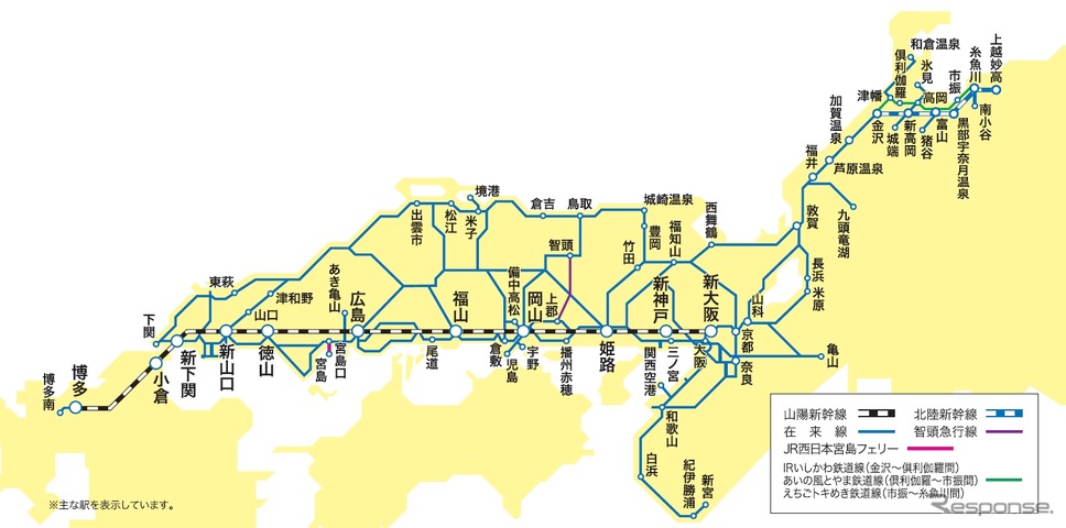 近畿地方の鉄道路線