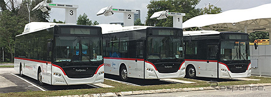 EVバスのバスターミナル