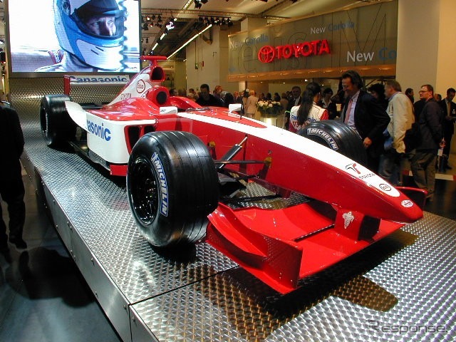 【フランクフルトショー2001速報】トヨタF1、フランクフルトでの最新情報