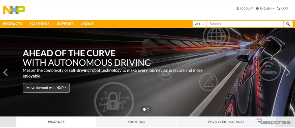 NXPセミコンダクターズの公式サイト