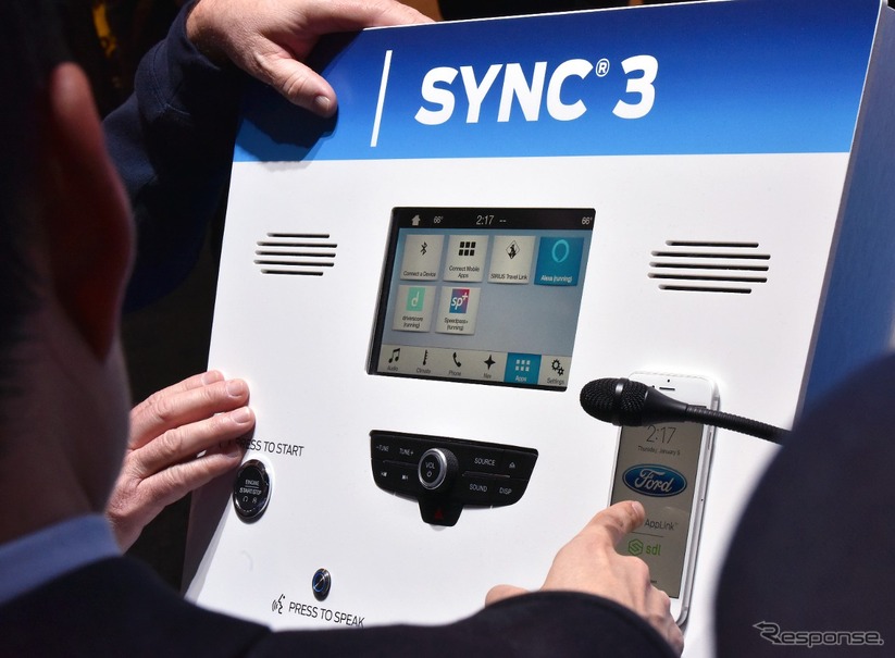 フォードのコネクテッド、「SYNC」の最新版「SYNC3」