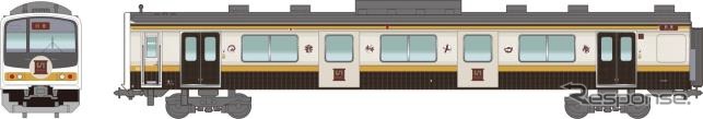 日光線「いろは」のイメージ。同線で運用されている205系を1編成改造する。