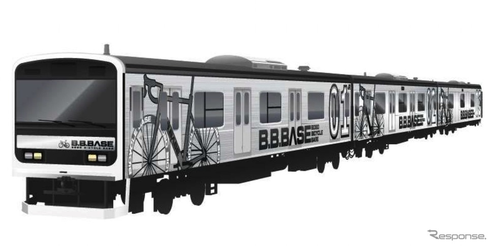 房総の自転車列車『B.B.BASE』運転開始は2018年1月6日u2026JR東日本、展示 