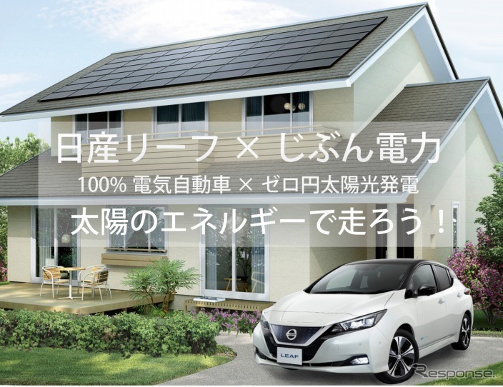 日産リーフ×じぶん電力