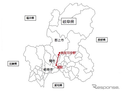 客貨混載輸送の実施区間