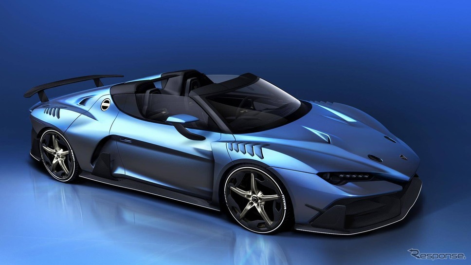 イタルデザインの新型スーパーカー 画像公開 車名とスペックはジュネーブモーターショー18で発表へ レスポンス Response Jp