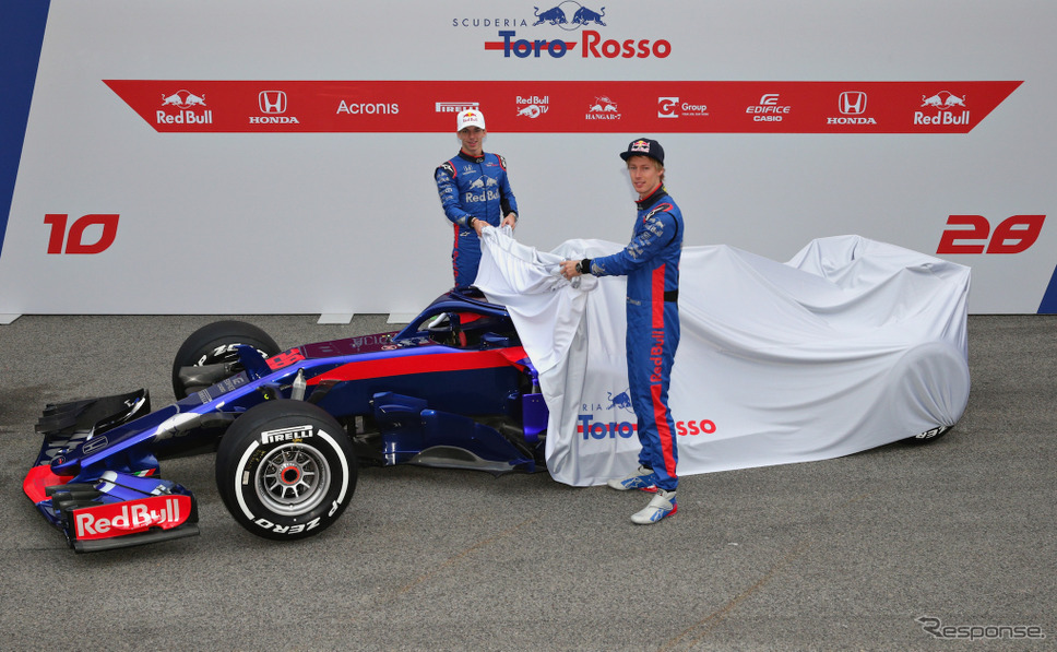 F1 トロロッソ ホンダ 18年マシン Str13 を正式公開 レスポンス Response Jp