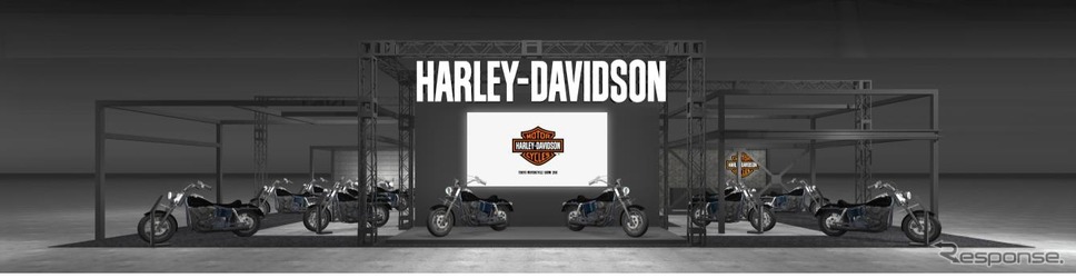 ハーレーダビッドソンが大阪/東京モーターサイクルショー2018に出展（イメージ）