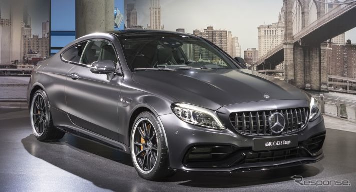 メルセデスamg C63クーペ 改良新型を発表 ニューヨークモーターショー18 レスポンス Response Jp