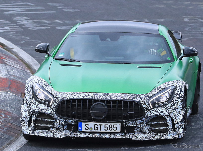 メルセデス AMG GT R 謎の新型車スクープ写真