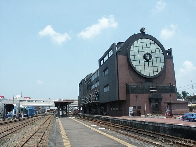 真岡鐵道デゴイチの運転体験の会場となる、茨城県真岡市のSLキューロク館。
