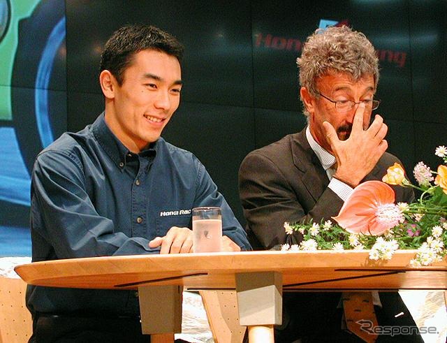 【ホンダF1ストーキング】佐藤琢磨、堂々の記者会見