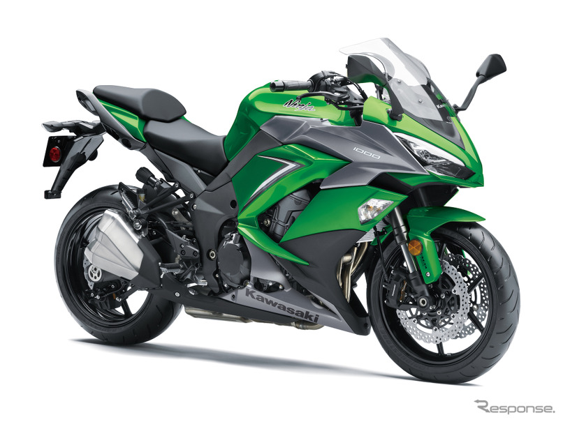 Ninja 1000／エメラルドブレイズドグリーン×メタリックマットグラファイトグレー