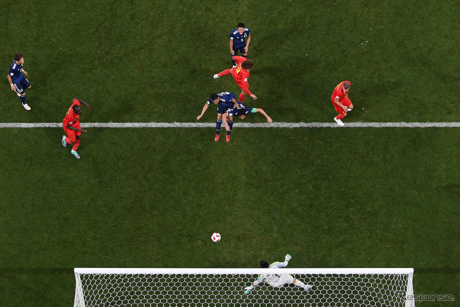 サッカー・ワールドカップ、日本vsベルギー　(c) Getty Images