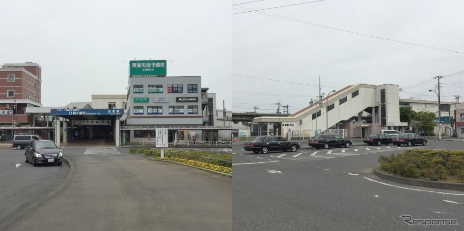 「龍ケ崎市」駅に改称されることになった常磐線佐貫駅。