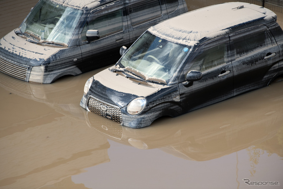 冠水車両のエンジンをかけないで 火災の危険性あり Jafが注意呼びかけ レスポンス Response Jp